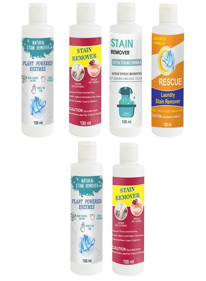 مجموعة مزيل بقع توفوس، تتضمن مزيل بقع القمصان، الأحمر، والدمى، البرتقالي، والقمصان والأحمر | محلول تنظيف متعدد الأسطح للملابس والأقمشة والمفروشات (100 غرام لكل عبوة) - Image 1